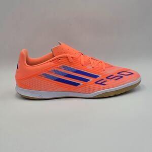 adidas F50 Club Indoor Soccer Shoes Size 8 Men's IF0022 Orange Blue New